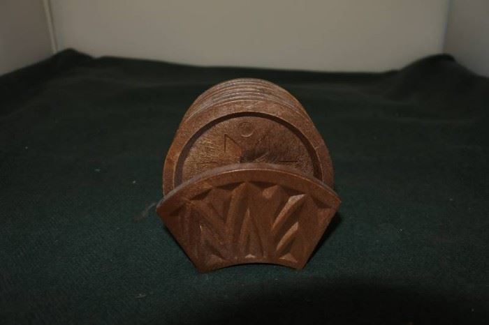 Carved Wooden Coasters