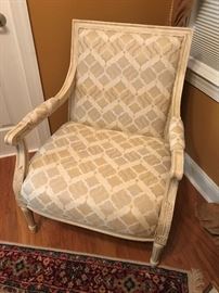 Wood trim / Upholstered Chair $ 82.00
