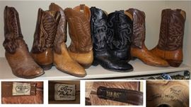 Cowboy Boots by Nocona, Larry Makan, Dan Post and Tony Lama