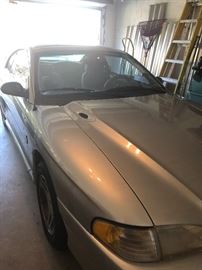 Will have a better photo soon of this 1998 Ford Mustang, belonged to a little old lady and has only 68,000 miles