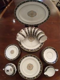 43-piece set of Wedgwood "Runnymede" china.