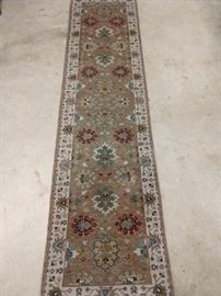 Newer Persian Mahal design runner, measures 10' x 2' 7".