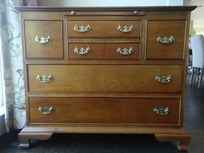 Vintage cherry 6-drawer chest, by Stickley. 