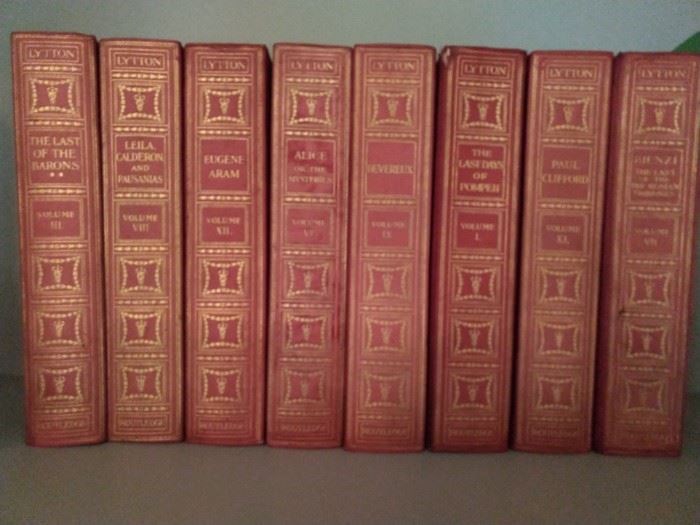 12-volume set, The Novels and Romances of Sir Edward Bulwer Lytton, London 1835.