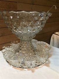 Fostoria American Punch Bowl