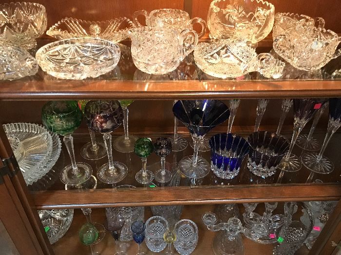 Cut glass... bohemian glass