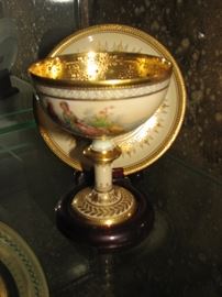Dresden chalice and saucer