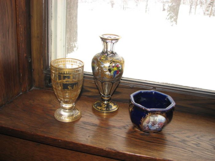 antique art glass