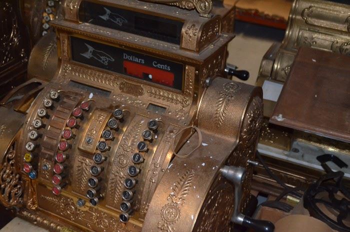 Brass Cash Registers $1,500 and Up