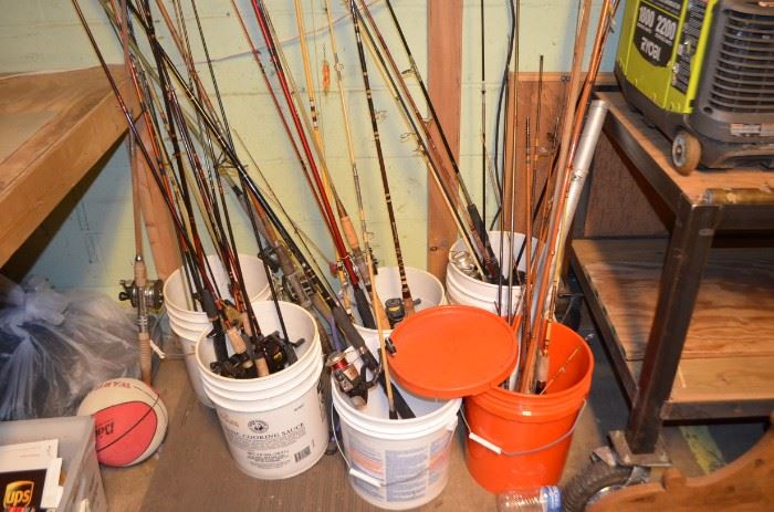 Fishing Rods and Reels $10-$45