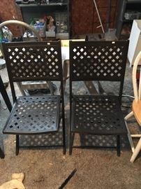 Nice Cast Aluminum Patio Chairs