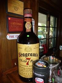 Huge Seagram's Bottle!