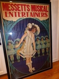 Fantastic Antique Framed Poster!
