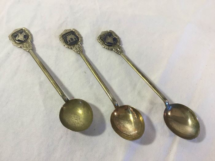 Vintage Sterling Silver Spoons from India (3Pcs) https://ctbids.com/#!/description/share/86896