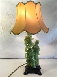 Vintage Jade Lamp https://ctbids.com/#!/description/share/86895