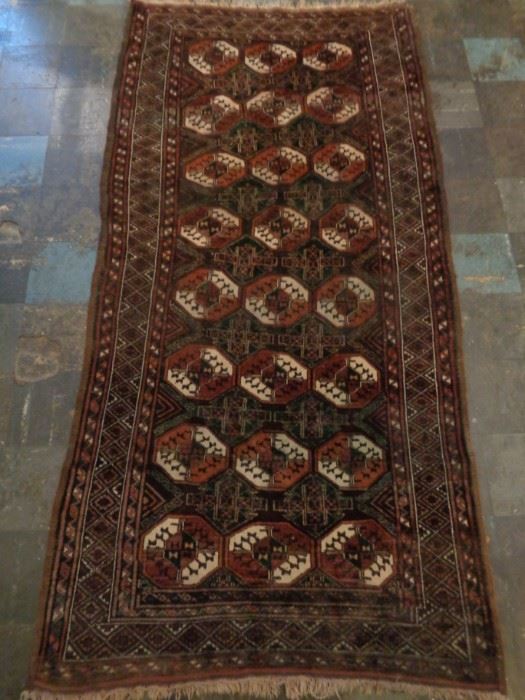 Vintage Afghan Beluch runner / rug