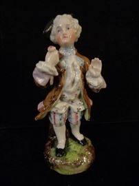 Antique Meissen style porcelain figurine