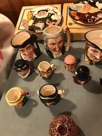 English Plates and collection of 8 + mugs