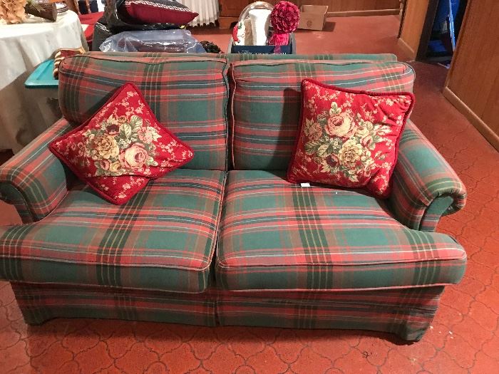 Love seat and matching sofa available