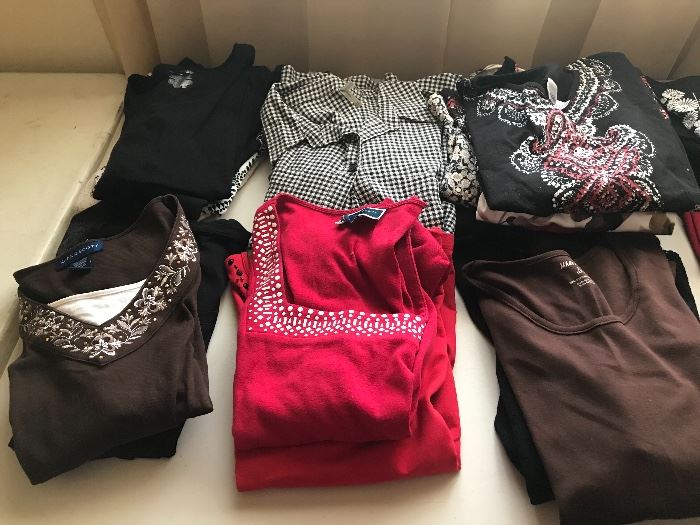Selection of women's shirts - new or like new