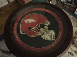 Top of Razorback table