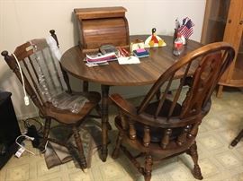 Table and chairs