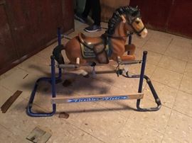 Flexible flyer horse