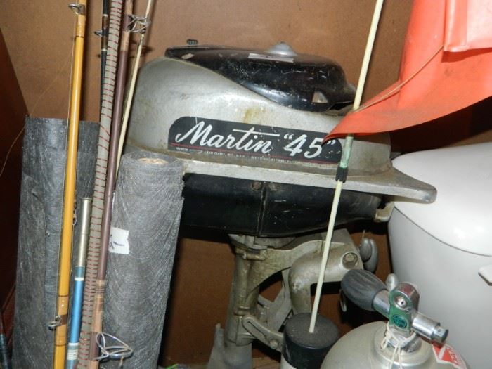Vintage Martin 45 boat motor