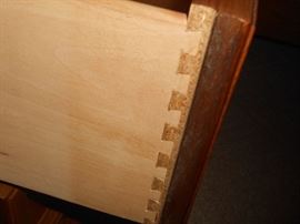 Furniture is well made, tongue & groove 