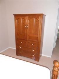 Solid wood Thomasville tall-boy