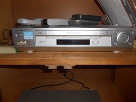 Sony DVD player in basement