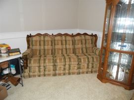 Very nice - great shape sofa and corner cabinet