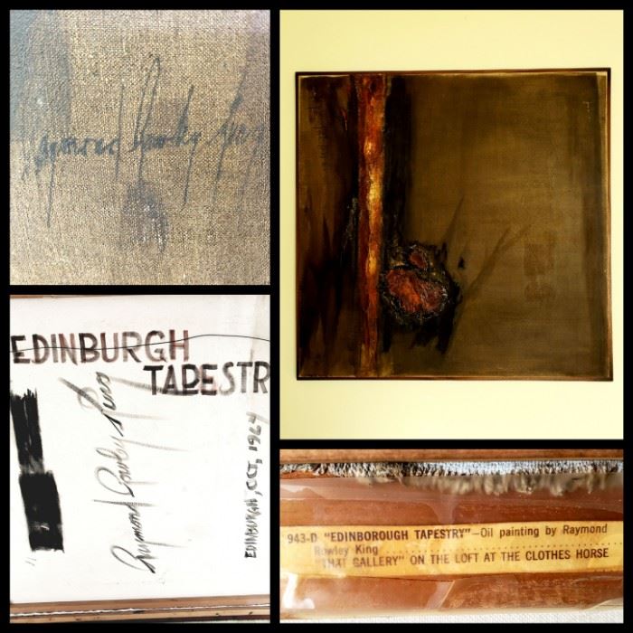 mixed media on canvas by Raymond Rowley King