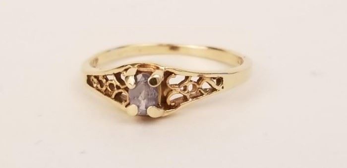 14K Sapphire Ring, Size 5 1/2 https://ctbids.com/#!/description/share/87875