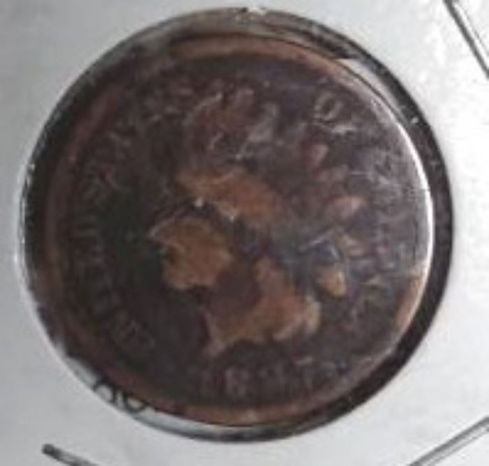 1897 Indian Head Penny, Good Detail