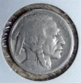 1923 Buffalo Nickel, XF Detail