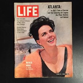 LIFE Magazine
Natalie Wood cover
June 15, 1962