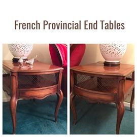 French Provencial End Tables
