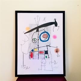 Joan Miro
“Man With a Balance” framed print
