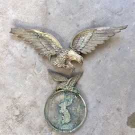 Eagle and Korean Wall Medallion