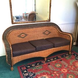 Vintage Wicker sofa