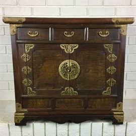 Vintage Chinese end table 