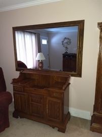 Dry Sink and Large Mirror