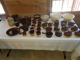 More pottery including Roseville