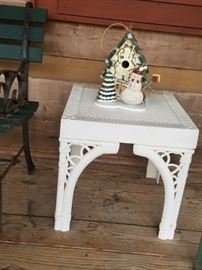 Bird house and table