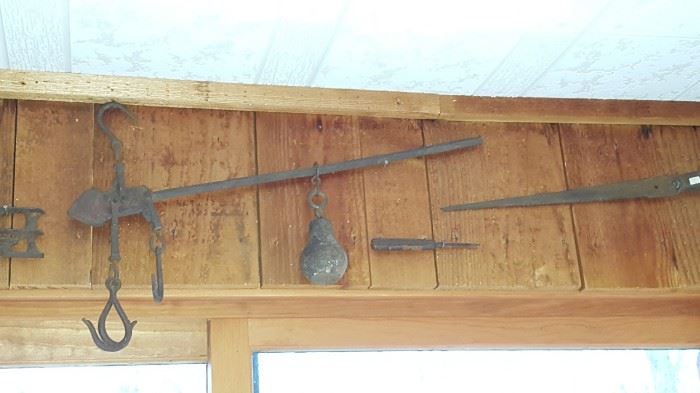 Antique Wrought Iron Tools