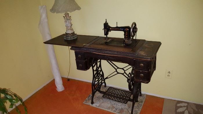 Antique Minnesota Treadle Sewing Machine