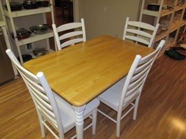 wooden kitchen table