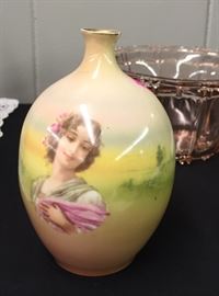 Hand Painted Vase