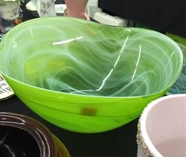 Extra Large Apple Green Bowl